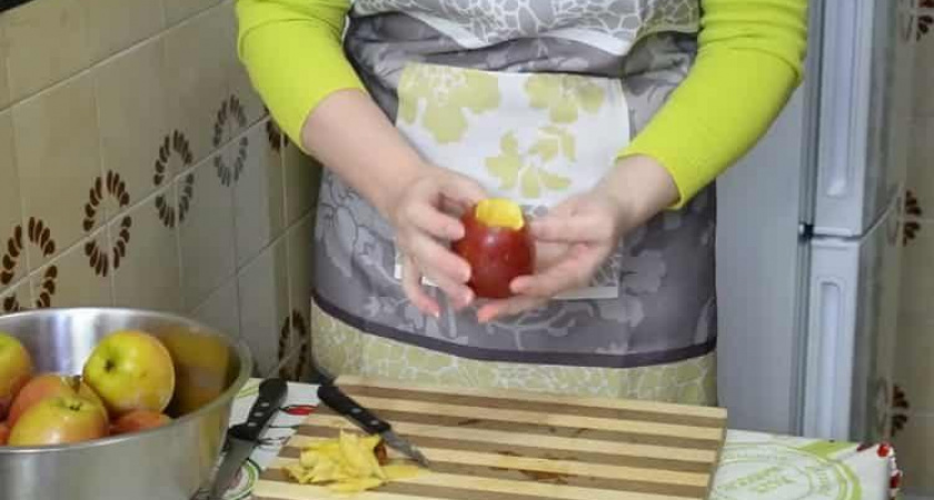 Очень вкусные и диетические яблоки, запеченные с творогом 🍏