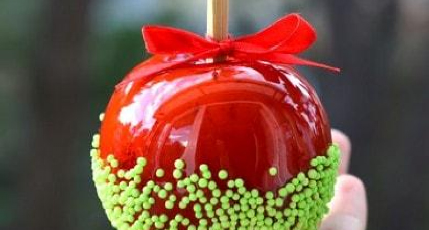 Яркие и вкусные яблоки в карамели 🍎