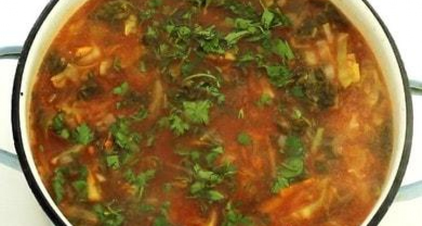 Ароматный борщ из свежей капусты 🍲