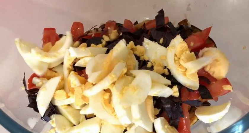 Обалденный салат из баклажанов с чесноком и майонезом 🍆