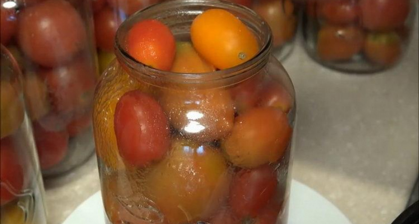 Помидоры в собственном соку на зиму без уксуса 🍅