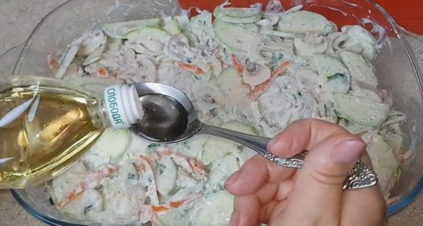 Кабачки с грибами - лучший вариант для ужина 🍲