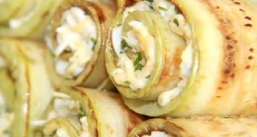 Самые вкусные рулетики из кабачков с разными начинками &#x1f362;