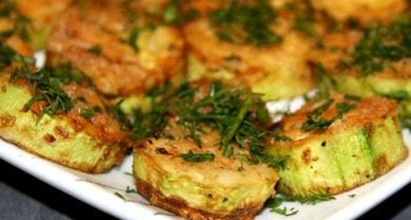 Рецепт цукини с чесночным соусом - быстро и вкусно 🥗