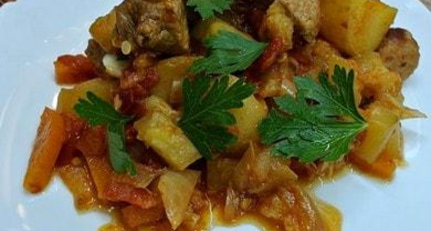 Вкусное рагу из кабачков 🥝 с мясом