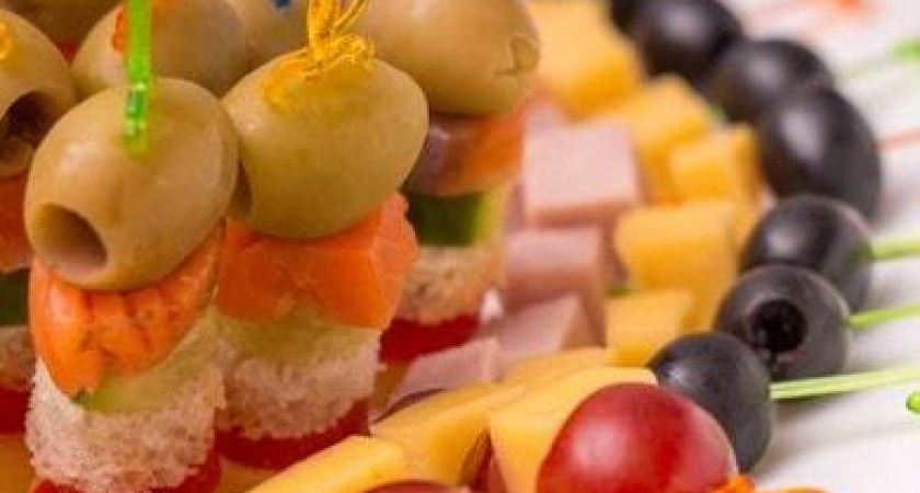 5 видов вкусных 🥝 канапе на шпажках