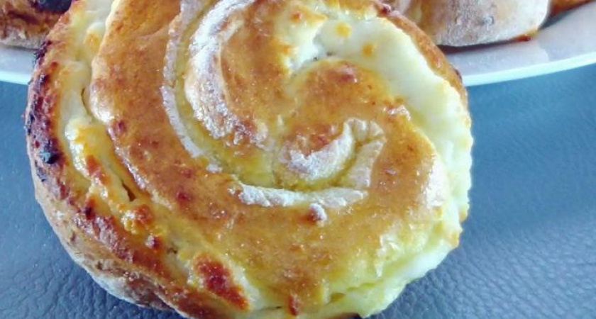 Выпечка из творога 🥝 - домашние булочки