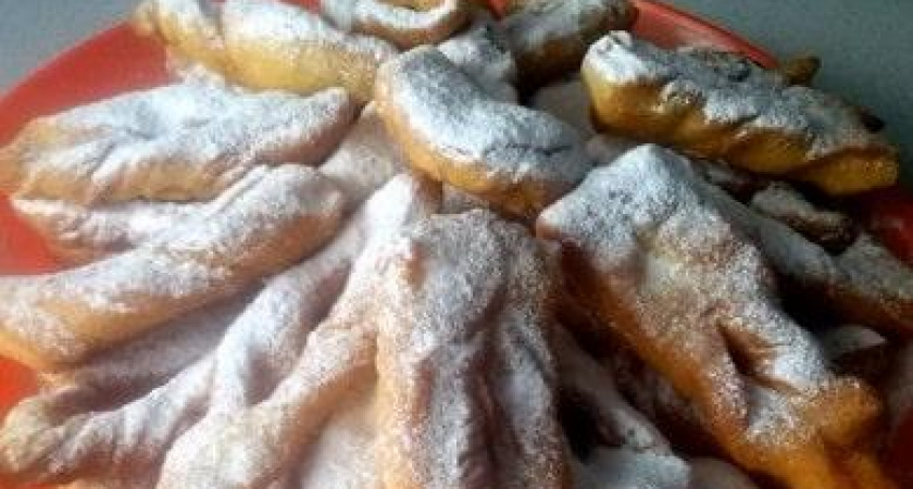 Нежный и хрустящий хворост 🥝 на кефире
