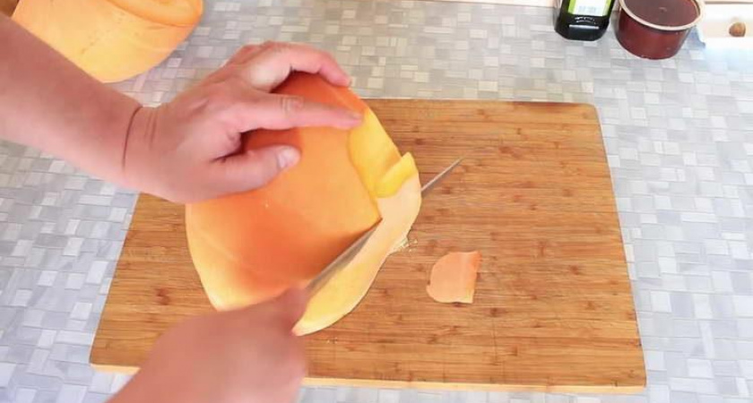 Как вкусно запечь тыкву 🥝 в духовке кусочками