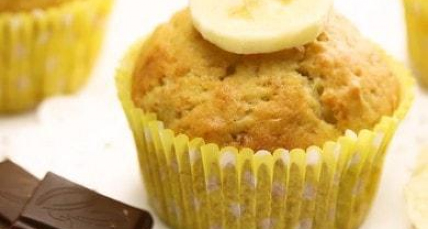 Нежнейшие маффины с бананом 🥝