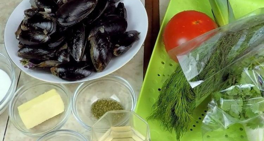 Очень вкусные мидии &#x1f95d; в сливочно-чесночном соусе