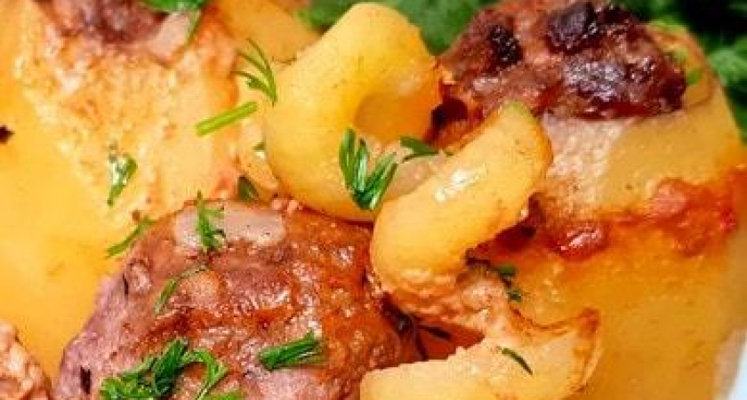 Потрясающе вкусный картофель, 🥝 фаршированный фаршем