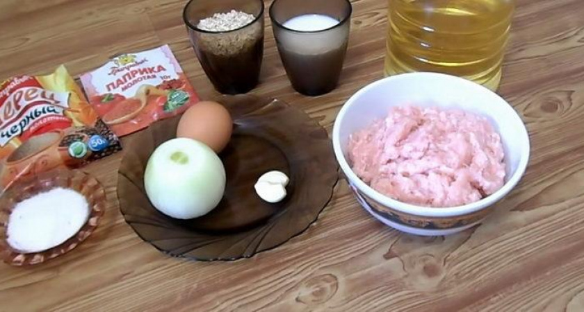 Нежные куриные котлеты 🥝 с овсяными хлопьями