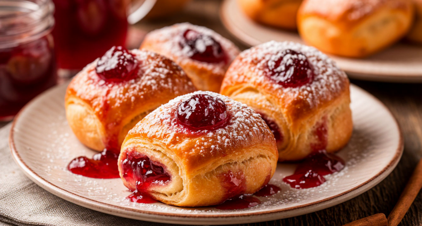 Венгерские булочки с джемом получатся воздушными и мягкими: рецепт быстрой выпечки к чаю всего за 30 минут