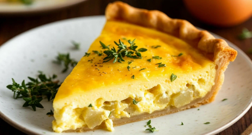Вкуснейшее лакомство на завтрак и перекус: заливной пирог с луком и яйцом – разлетается в считанные минуты