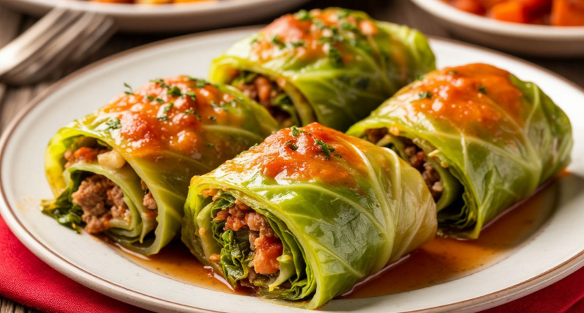 Капуста шепчет, фарш поёт: готовим нежные голубцы с хрустящей корочкой и бархатным соусом