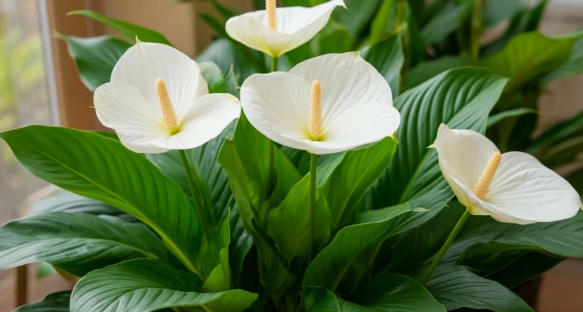 Увядший спатифиллум "встанет на ноги" за 2 часа благодаря простому средству с вашей кухни 