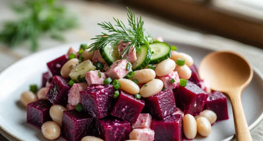 Не устаю делать этот салат из свеклы. А догадаться, что в нем никто не может. Так вкусно и просто, обалденный рецепт