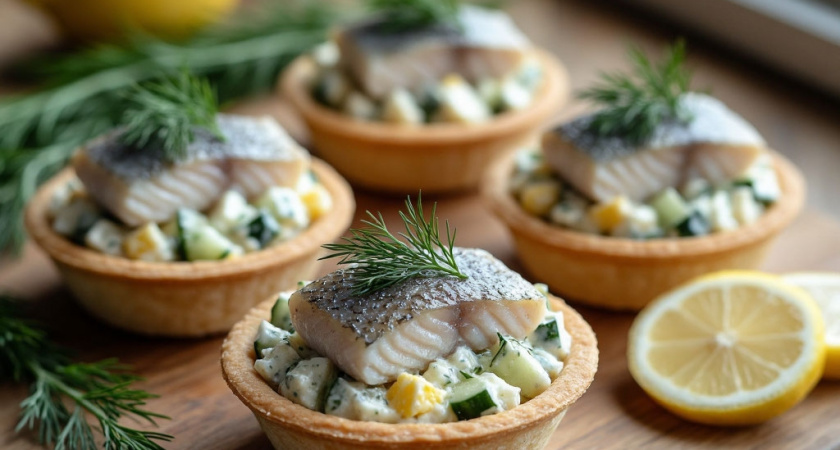 Тарталетки со шпротами: мой секретный козырь на случай внезапных гостей. Готовлю за 15 минут