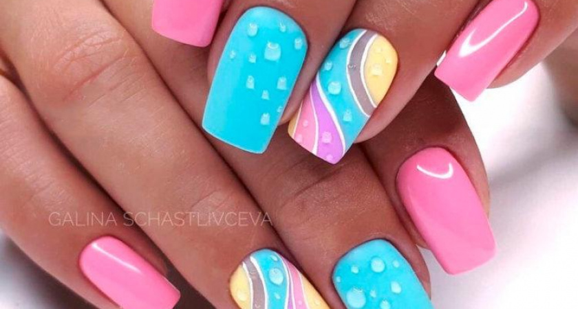 100 фото самых красивых 🥝 вариантов летнего маникюра