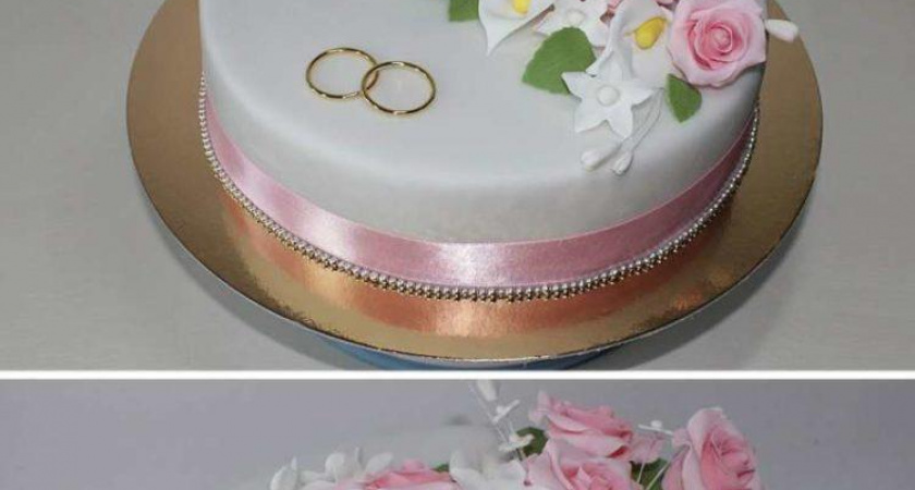 100 фото самых интересных 🥝 идей свадебных одноярусных тортов