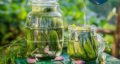 Огурцы маринованные хрустящие 🥝 приготовление рассола на 1 литр воды