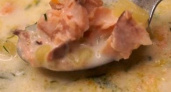 Очень вкусный рыбный суп из горбуши со сливками