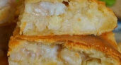 Очень вкусный пирог с рыбой и рисом - ешь и не можешь остановиться