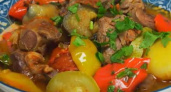 Овощное рагу с мясом - секреты узбекской кухни