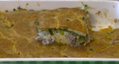Заливной пирог с мясом и тестом на сметане - быстро и сытно
