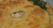 Пирог из слоеного теста с курицей - потрясающе вкусно