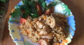 Вкусный плов из булгура с курицей - необычный рецепт