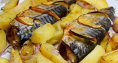 Рецепт вкусной скумбрии с картошкой, запеченной в духовке