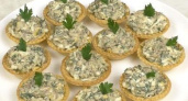 Тарталетки с печенью трески - вкуснейшая закуска на праздничный стол