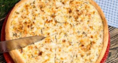 Киш с курицей и сыром - открытый, вкусный французский пирог из песочного теста