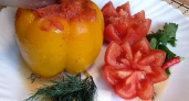Очень вкусный перец, фаршированный овощами 🌶