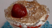 Клубничный десерт с сыром маскарпоне за 5 минут 🍰