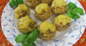 Фаршированные шампиньоны с курицей и сыром или жюльен в шампиньонах 🍄