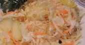 Квашеная капуста с яблоками и медом 🍎