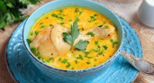 Рецепт вкусного сырного супа 🥝 с плавленным сыром и курицей