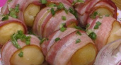 Очень вкусная картошка 🥝 в беконе