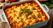 Изумительная запеканка «три в одном» - один из лучших вариантов для ужина всего за 30 минут