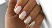100 фото самых красивых 🥝 вариантов молочного маникюра