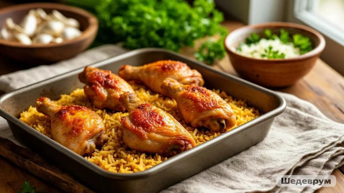 Этот рис ты будешь вспоминать еще неделю - вкуснее мяса: такое сочетание, ради которого стоит запачкать противень