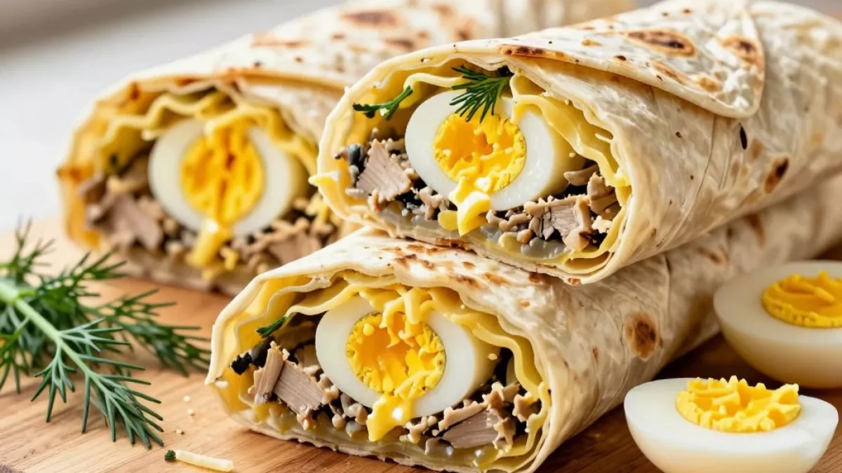 Обычная "Мимоза" уже не в почете: делаю салат в рулете из лаваша