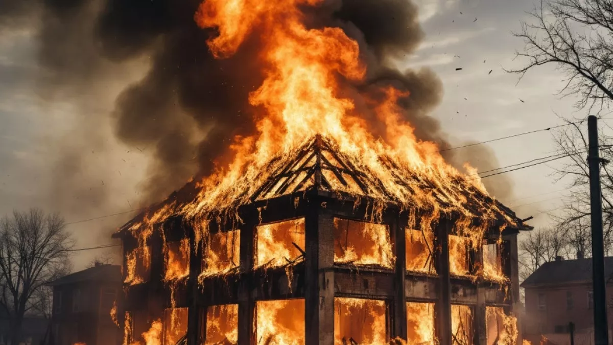 В Санкт-Петербурге два семиклассника случайно подожгли квартиру пенсионерки