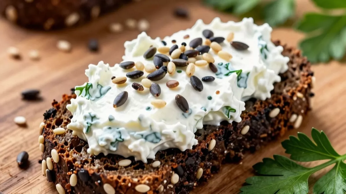 Смешиваю творог и зелень в блендере и готовлю вкуснейший крем-сыр: закуска на все случаи жизни