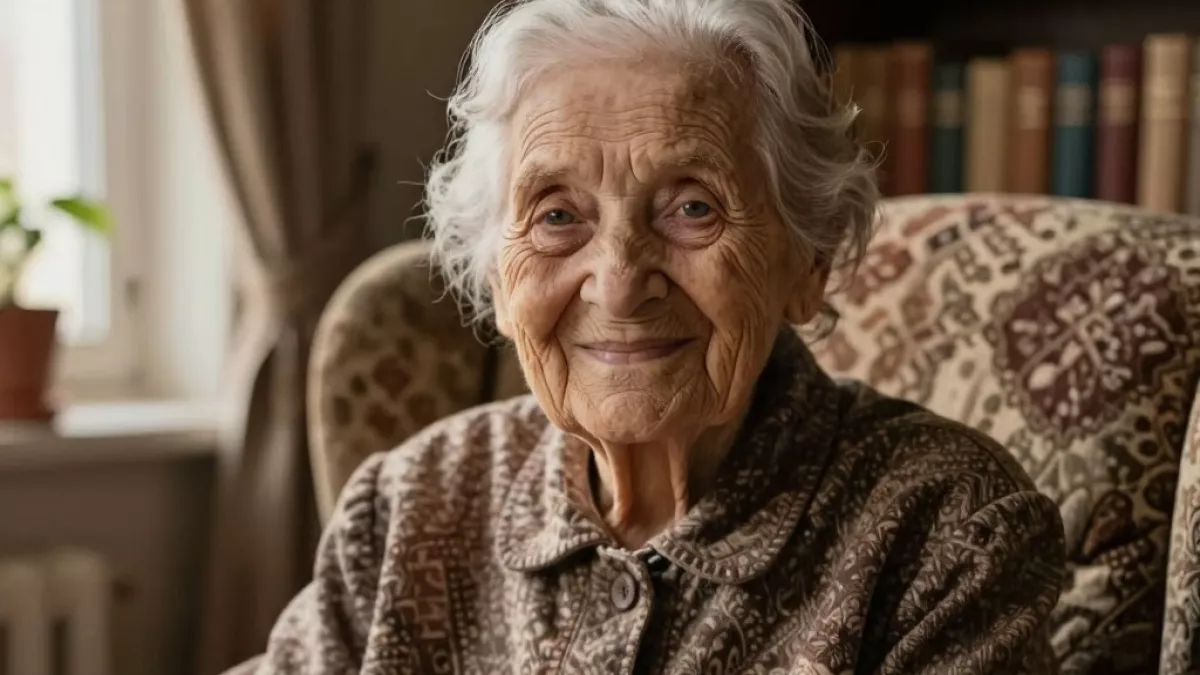 Столетняя женщина назвала бассейн и шоколад главными секретами своего долголетия