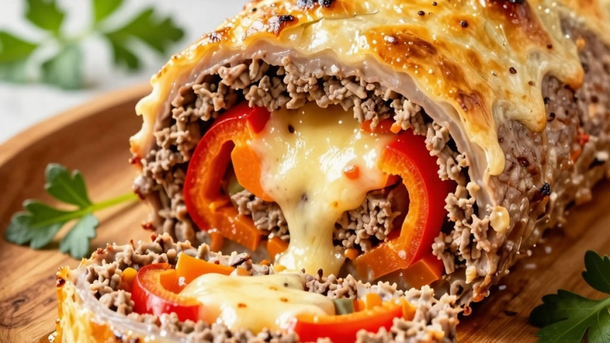 Заворачиваем в фольгу как конфету — и в духовку: мясной рулет — готовлю из говядины, получается сочная и без химии