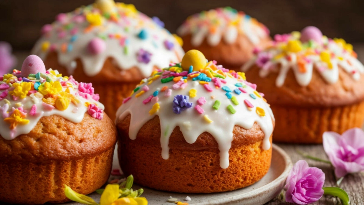 Беспроигрышная маршмеллоу-глазурь для кулича и 3 оформления: с цветами, свекольным соком и с сухофруктами